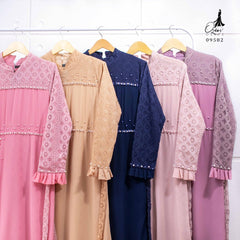 GAMIS OZIAS CERUTY 09582 LD 105 I Gamis Fashion Muslim I Gamis Remaja Nyaman Panjang