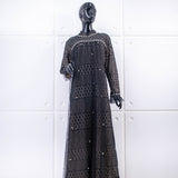 GAMIS OZIAS BROKAT POLKA 09633 LD 105 I Gamis Wisuda Sampel I Fashion Muslim Panjang Nyaman