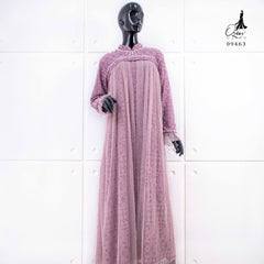 GAMIS OZIAS BROKAT FIMELA 09463 LD 105 & LD 120 I Gamis Fashion Muslimah Nyaman Panjang