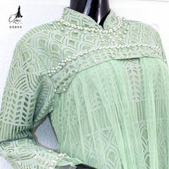 GAMIS OZIAS BALIYA RUMBAI 09894 LD 105 & LD 120 I Fashion Kondangan Muslim I Dress Pesta Santai Panjang 2XL