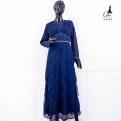 GAMIS OZIAS BROKAT POLKA 09468 LD 105 I Gamis Pesta Cantik I Gamis Muslimah Remaja Nyaman Panjang