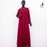 GAMIS OZIAS BROKAT PREMIUM 09700 LD 105 I Gamis Lebaran Dewasa I Gamis Pesta Cantik Muslim