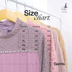 GAMIS OZIAS BROKAT COMBI SIFON 09583 LD 105 I Gamis Kondangan Simpel l Busana Muslim Premium Nyaman Panjang Santai