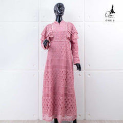 GAMIS OZIAS BROKAT BALIYA 09816 LD 105 I Gamis Kuliah Muslimah I Gamis Lyodra Nyaman Panjang