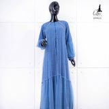 GAMIS OZIAS BROKAT FIMELA 09921 LD 105 & LD 120 I Gamis Mewah Pesta I Fashion Muslim Busui Friendly Fit Motif Nyaman Wanita Dress Panjang Santai Garis