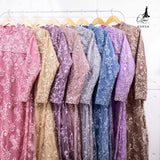 OZIAS GAMIS TILE BORDIR TWOTONE 03954 LD 105