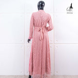 GAMIS OZIAS BROKAT IMPORT 09356 LD 105 I Gamis Wisuda Wanita Muslimah Nyaman Panjang