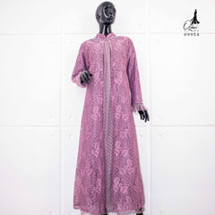 GAMIS OZIAS BROKAT GLITER 09954 LD 105 I Gamis Fashion Muslimah I Gamis Lebaran Motif Nyaman