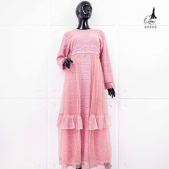 GAMIS OZIAS BROKAT IMPORT 09590 LD 105 I Gamis Fashion muslimah I Gamis Pesta Simpel Wanita Nyaman Panja