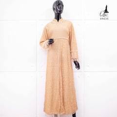 GAMIS OZIAS BROKAT MONICA 09635 LD 105 I Gamis Pesta Simple I Dress Remaja Muslimah Santai Wanita