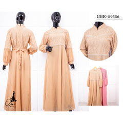 GAMIS OZIAS SIFON CERUTY 09556 LD 105 I Gamis Kondangan Simpel I Fashion Muslimah Cantik Nyaman Panjang