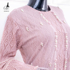 GAMIS OZIAS BROKAT ARGYLIE 09843 LD 105 I Gamis Mewah Kondangan l Busana Muslimah Nyaman Panjang