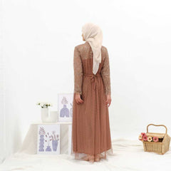 GAMIS OZIAS TILE PREMIUM IMPORT 03949 LD 105 I Gamis Wisuda Mewah Elegant Muslim Nyaman