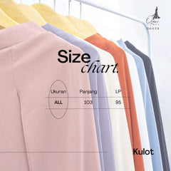 CELANA KULOT OZIAS CERUTY 06434 I Celana Fashion Muslim I Kulot Formal Kantor Panjang