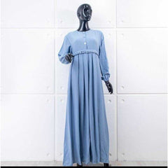 GAMIS OZIAS POLO LINEN 06435 LD 105CM I Gamis Simpel Adem I Gamis Fashion Muslim Arabian l Busui Friendly Nyaman Panjang