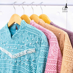 GAMIS OZIAS BROKAT COMBI SIFON 09599 LD 105 I Gamis Simpel Umroh Muslim Nyaman