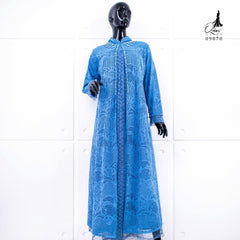 GAMIS OZIAS BROKAT HARUKA 3D 09870 I Gamis Ibu Dan Anak I Gamis Simpel Nyaman Panjang Muslim Dress