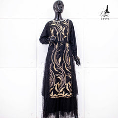 GAMIS OZIAS TILE IMPORT 03996 LD 105 I Gamis Rompi Wisuda I Gamis Kondangan Cantik Muslim Nyaman