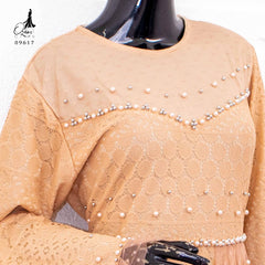 GAMIS OZIAS BROKAT LUMIER 09617 LD 105 I Gamis Fashion Remaja I Gamis Pesta Kondangan Muslim Nyaman