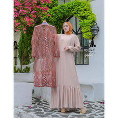 GAMIS OZIAS TILE PREMIUM 07001 LD 105 & 120 I Gamis Pesta Mewah I Busui Friendly Muslim Nyaman