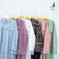 GAMIS OZIAS BALIYA RUMBAI 09894 LD 105 & LD 120 I Fashion Kondangan Muslim I Dress Pesta Santai Panjang 2XL