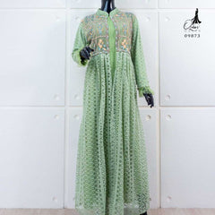 GAMIS OZIAS BROKAT ARABELLA 09873 LD 105 I Gamis Busui l Fashion Muslimah Nyaman Panjang 2XL