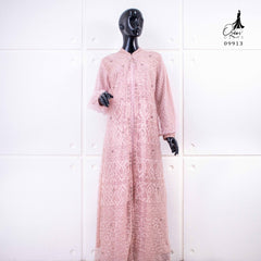 GAMIS OZIKO BROKAT IORA CEILO 09913 LD 105 dan LD 120 I Gamis Wisuda Wanita Muslimah I Gamis Kondangan Cantik Nyaman Pesta 2XL