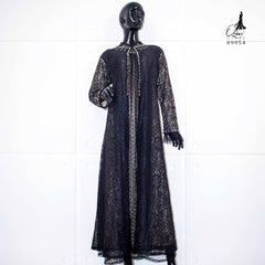 GAMIS OZIAS BROKAT GLITER 09954 LD 105 I Gamis Fashion Muslimah I Gamis Lebaran Motif Nyaman