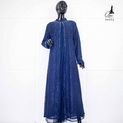 GAMIS OZIAS BROKAT GLITER 09954 LD 105 I Gamis Fashion Muslimah I Gamis Lebaran Motif Nyaman