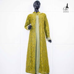 GAMIS OZIAS BROKAT GLITER 09954 LD 105 I Gamis Fashion Muslimah I Gamis Lebaran Motif Nyaman