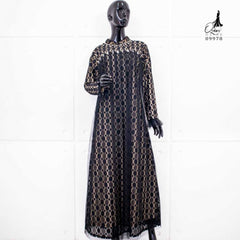 GAMIS OZIAS BROKAT POLKA 09978 LD 105 I Gamis Fashion Wisuda I Dress Kondangan Cantik Nyaman Panjang