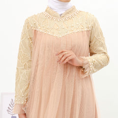 GAMIS OZIAS CERUTY 03951 I Gamis Kondangan Import I Fashion Muslimah Nyaman Panjang