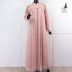 GAMIS OZIAS BALIYA RUMBAI 09894 LD 105 & LD 120 I Fashion Kondangan Muslim I Dress Pesta Santai Panjang 2XL