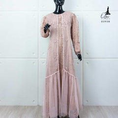 GAMIS OZIAS TILE GEOGIRNA 03938 LD 105 I Gamis Remaja Muslimah Panjang Nyaman