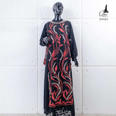 GAMIS OZIAS TILE 09905 LD 105 I Gamis Pesta Premium I Fashion Muslimah Nyaman Panjang