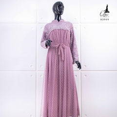 GAMIS OZIAS TILE PREMIUM IMPORT 03949 LD 105 I Gamis Wisuda Mewah Elegant Muslim Nyaman