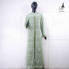 GAMIS OZIAS BROKAT JUMBO FIMELA 09692 LD 105 & LD 120 I Gamis Kondangan Jumbo I Fashion Muslimah Wanita Panjang 2XL