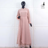 GAMIS OZIAS BROKAT COMBI SIFON 09583 LD 105 I Gamis Kondangan Simpel l Busana Muslim Premium Nyaman Panjang Santai