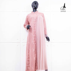 GAMIS INAYA ALICE OZIKO PREMIUM 09909 I Gamis Pesta Remaja I Fashion Muslimah Dress I Jumbo 2XL 4XL Nyaman Panjang Santai Dewasa