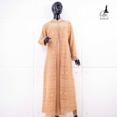 GAMIS OZIAS BROKAT IMPORT 09610 LD 105 I Gamis Pesta Simpel I Gamis Lebaran Muslimah Nyaman Panjang