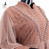 GAMIS OZIAS BROKAT 09938 LD 105 I Gamis Pesta Remaja I Fashion Muslimah Dewasa