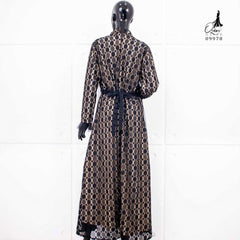 GAMIS OZIAS BROKAT POLKA 09978 LD 105 I Gamis Fashion Wisuda I Dress Kondangan Cantik Nyaman Panjang