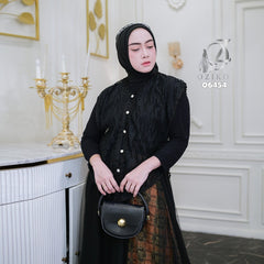 ROK OZIAS JETBLACK 06454 I Rok Casual Wanita I Rok Kerja Muslimah Panjang