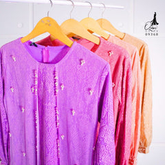 GAMIS OZIAS BROKAT ALTEZZA 09368 LD 105 I Gamis Remaja Muslimah I Fashion Kondangan cantik Panjang Santai