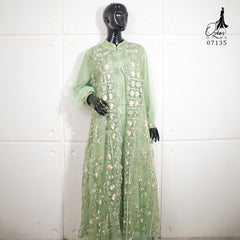 GAMIS OZIAS TILE NAMIRA 07135 LD 105 I Gamis Tile Bordir Premium I Gamis kondangan