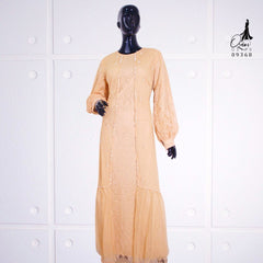 GAMIS OZIAS BROKAT ALTEZZA 09368 LD 105 I Gamis Remaja Muslimah I Fashion Kondangan cantik Panjang Santai