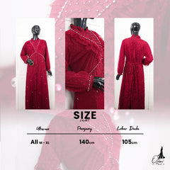 GAMIS OZIAS BROKAT IMPORT 09773 LD 105 I Gamis Fashion Remaja I Gamis Kondangan Dewasa