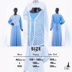 GAMIS OZIAS BROKAT FIMELA 09998 I Gamis Kondangan Pesta I Gamis Wisuda Cantik