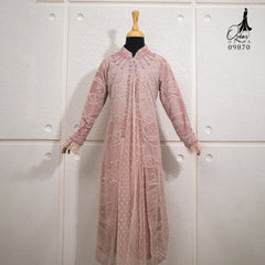 GAMIS OZIAS BROKAT HARUKA 3D 09870 I Gamis Ibu Dan Anak I Gamis Simpel Nyaman Panjang Muslim Dress