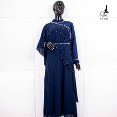 GAMIS OZIAS CERUTY POLKA 09182 I Gamis Pesta 10 in 1 I Gamis Muslimah Nyaman Panjang